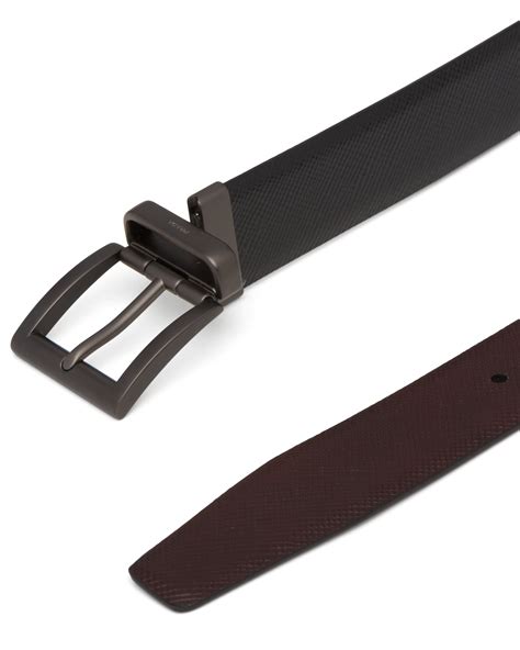 black prada belt|prada reversible belt.